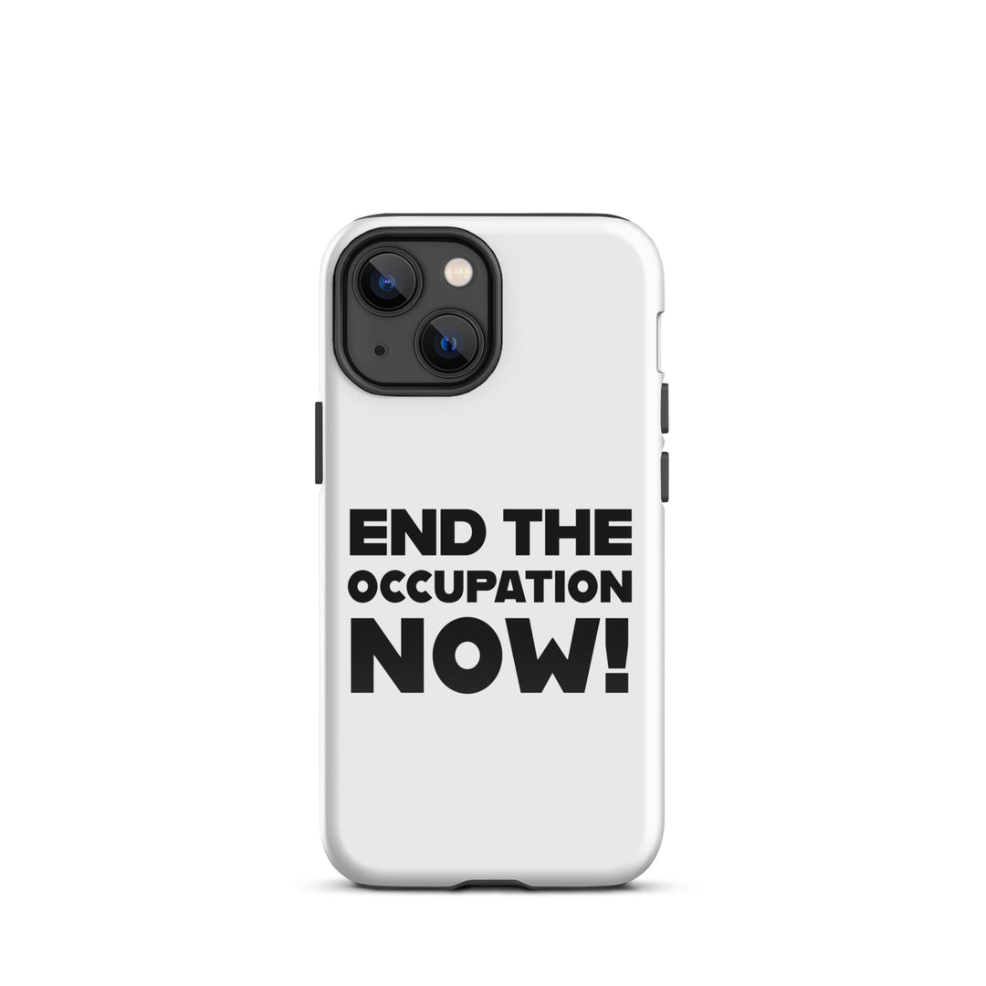 Tough Case for iPhone® - End the Occupation Now!, Glossy iPhone 13 Mini
