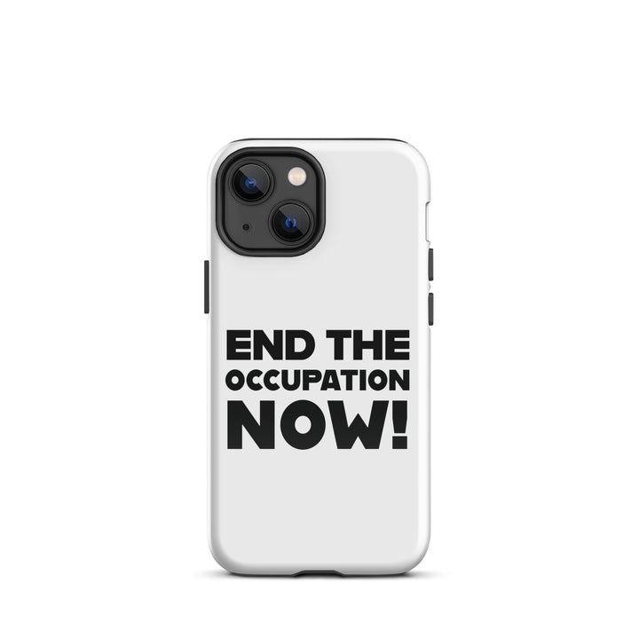 Tough Case for iPhone® - End the Occupation Now!, Glossy iPhone 13 Mini