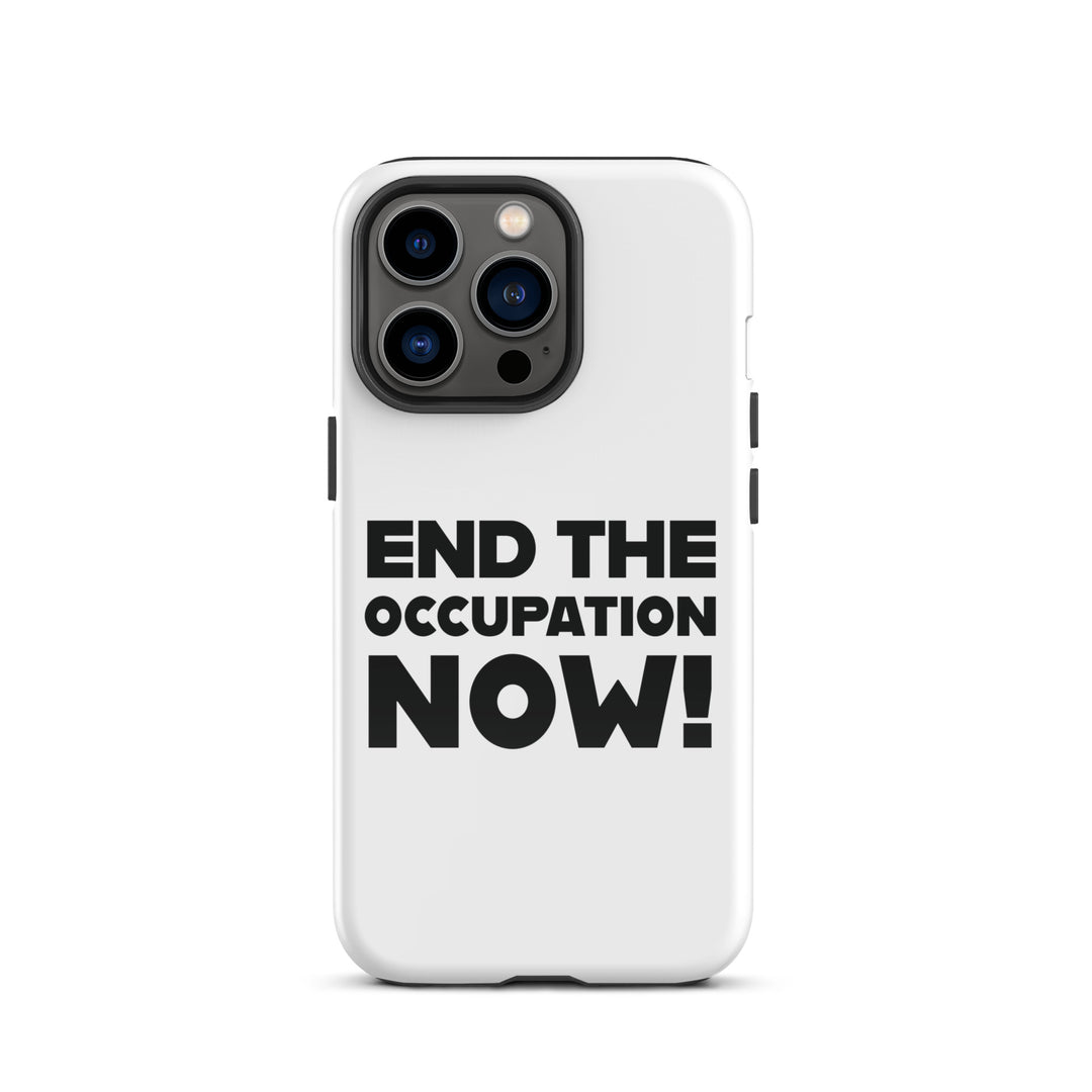 Tough Case for iPhone® - End the Occupation Now!, Glossy iPhone 13 Pro