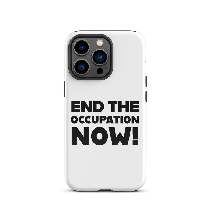 Tough Case for iPhone® - End the Occupation Now!, Glossy iPhone 13 Pro