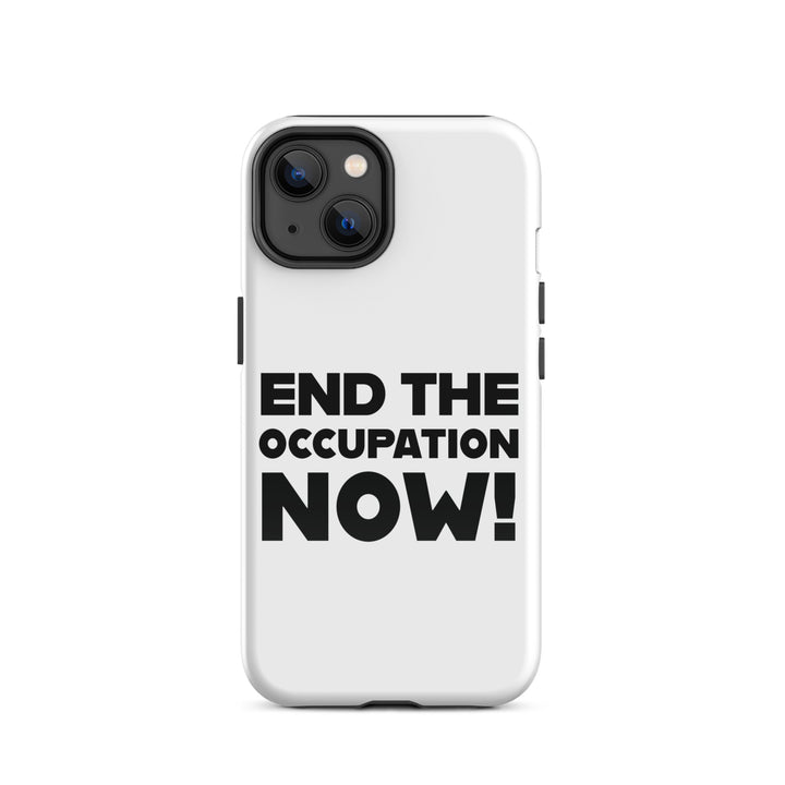Tough Case for iPhone® - End the Occupation Now!, Glossy iPhone 14