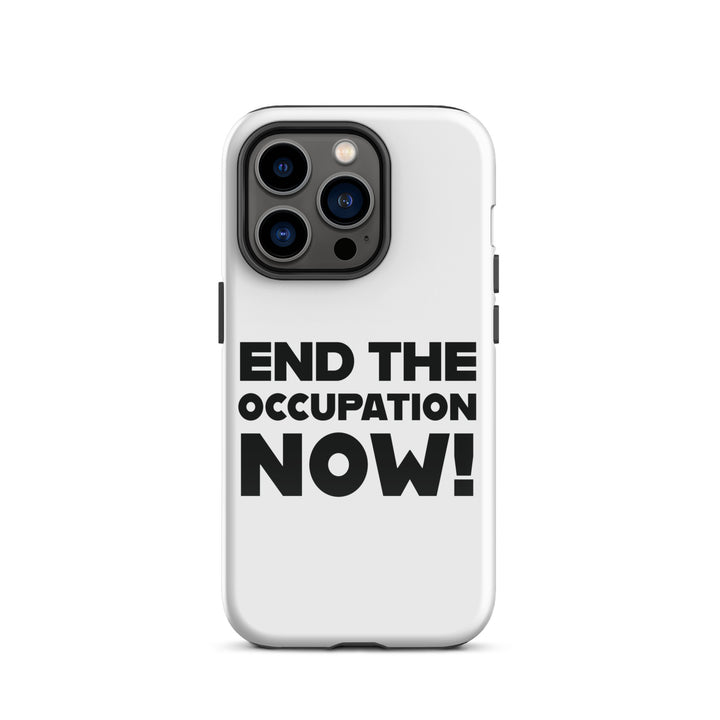 Tough Case for iPhone® - End the Occupation Now!, Glossy iPhone 14 Pro