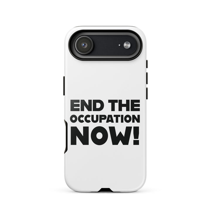 Tough Case for iPhone® - End the Occupation Now!, Glossy iPhone 17 Air