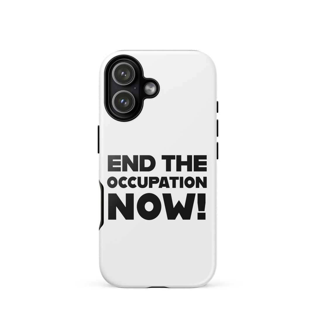 Tough Case for iPhone® - End the Occupation Now!, Glossy iPhone 17