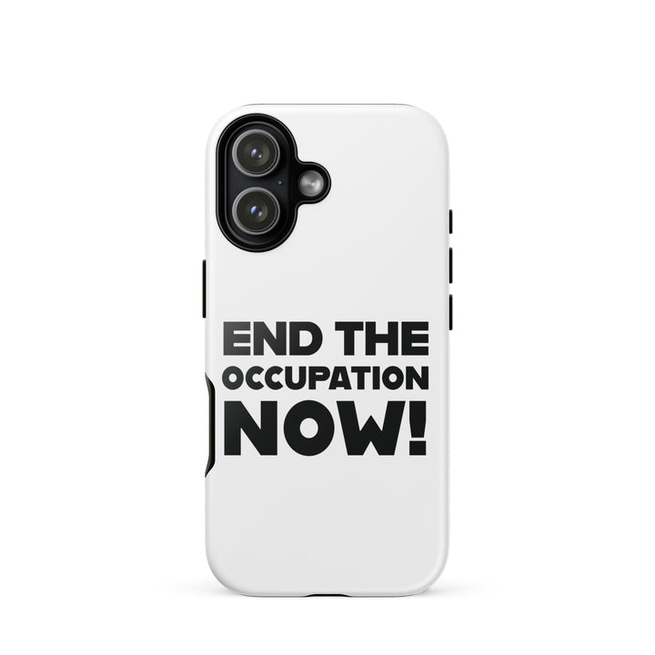 Tough Case for iPhone® - End the Occupation Now!, Glossy iPhone 17