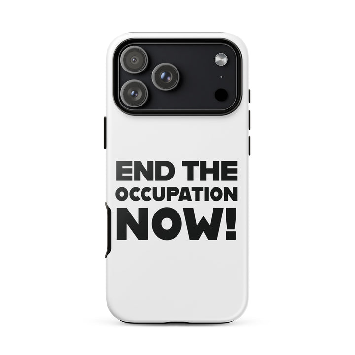 Tough Case for iPhone® - End the Occupation Now!, Glossy iPhone 17 Pro Max