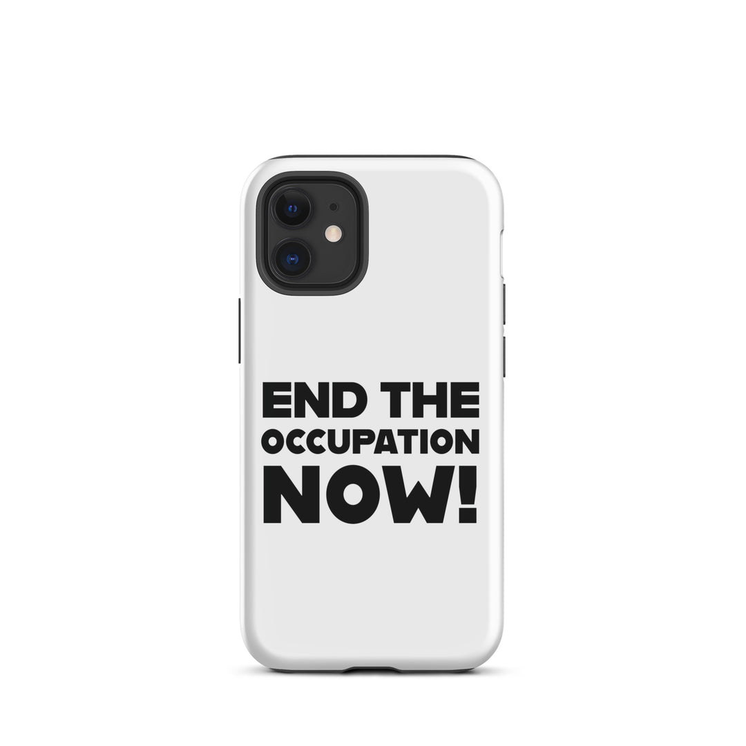Tough Case for iPhone® - End the Occupation Now!, Matte iPhone 12 Mini