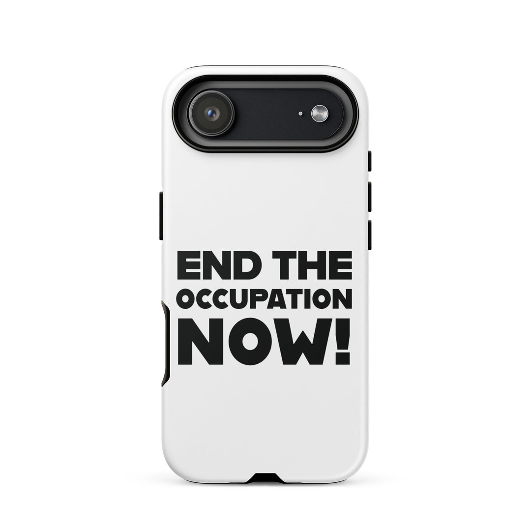 Tough Case for iPhone® - End the Occupation Now!, Matte iPhone 17 Air