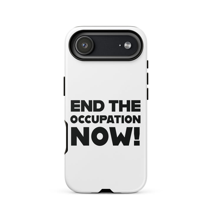 Tough Case for iPhone® - End the Occupation Now!, Matte iPhone 17 Air