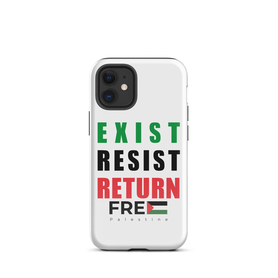 Tough Case for iPhone® - Exist. Resist. Return., Glossy iPhone 12 Mini