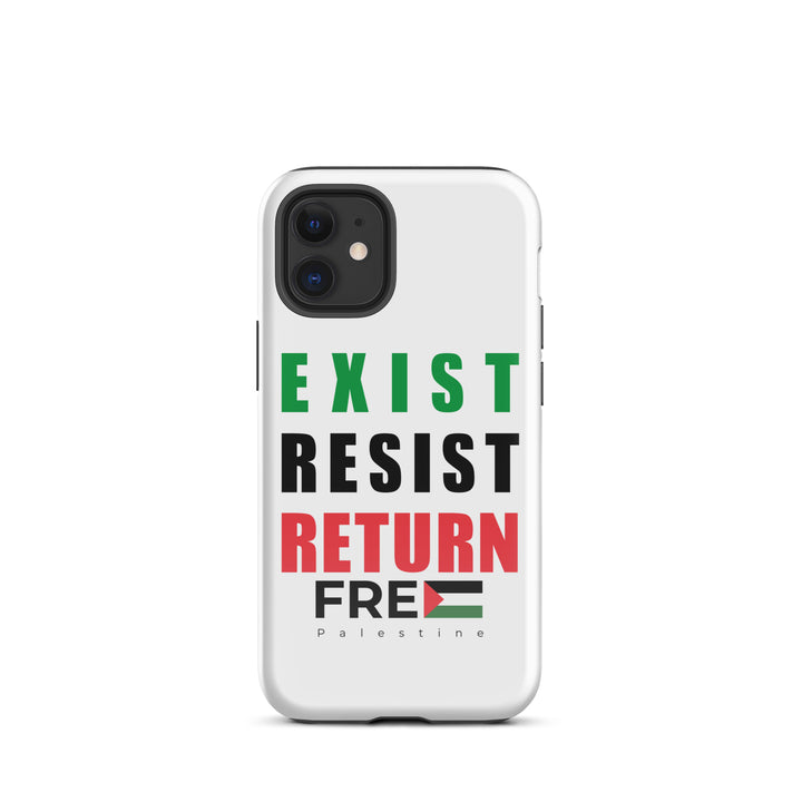 Tough Case for iPhone® - Exist. Resist. Return., Glossy iPhone 12 Mini
