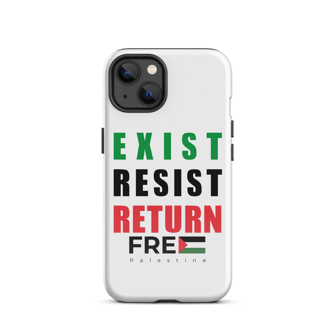 Tough Case for iPhone® - Exist. Resist. Return., Glossy iPhone 13