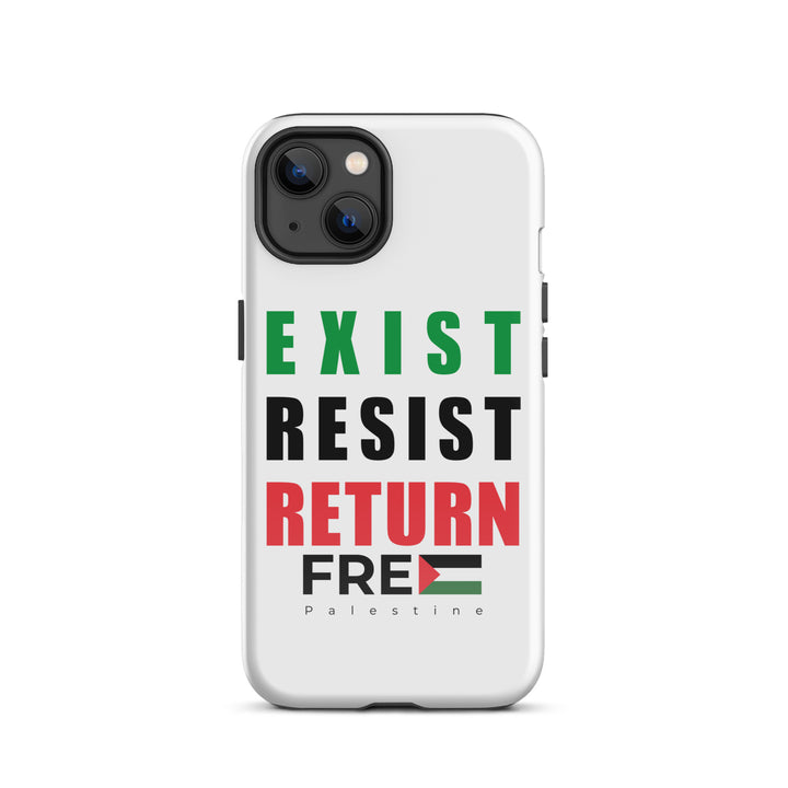 Tough Case for iPhone® - Exist. Resist. Return., Glossy iPhone 13