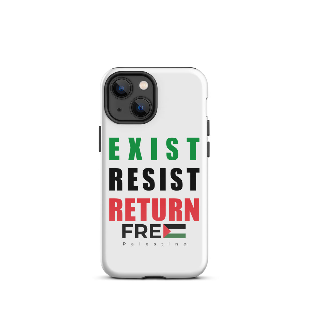Tough Case for iPhone® - Exist. Resist. Return., Glossy iPhone 13 Mini