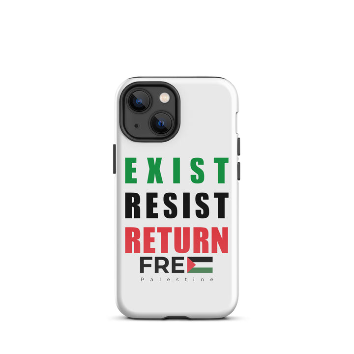 Tough Case for iPhone® - Exist. Resist. Return., Glossy iPhone 13 Mini