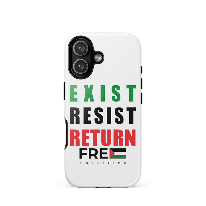 Tough Case for iPhone® - Exist. Resist. Return., Glossy iPhone 17