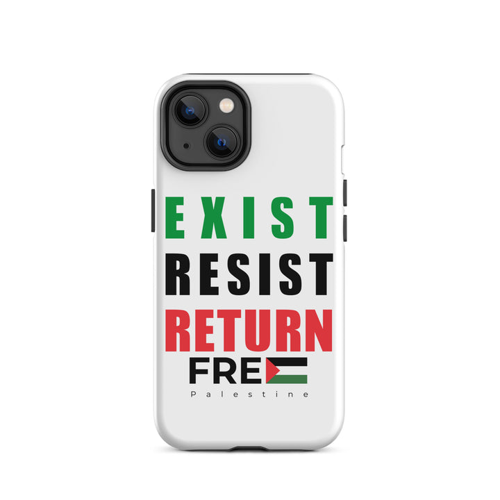 Tough Case for iPhone® - Exist. Resist. Return., Matte iPhone 14