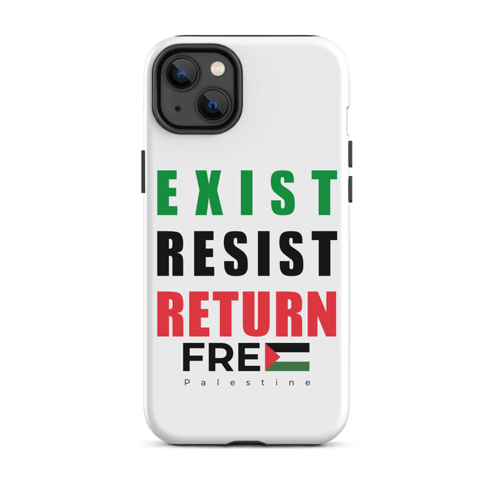 Tough Case for iPhone® - Exist. Resist. Return., Matte iPhone 14 Plus