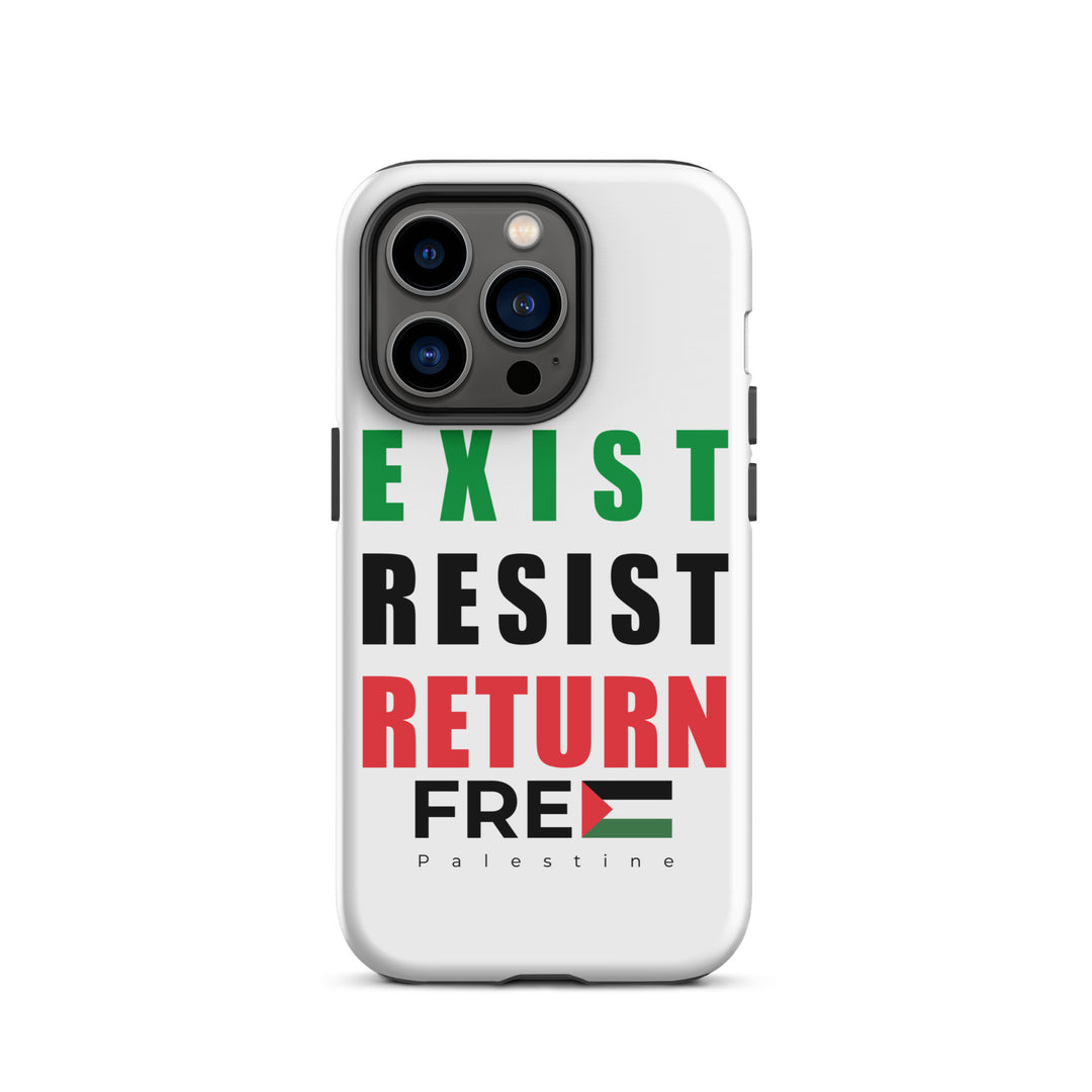 Tough Case for iPhone® - Exist. Resist. Return., Matte iPhone 14 Pro