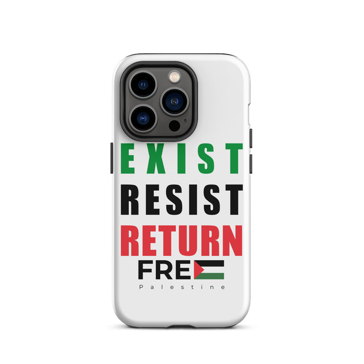 Tough Case for iPhone® - Exist. Resist. Return., Matte iPhone 14 Pro