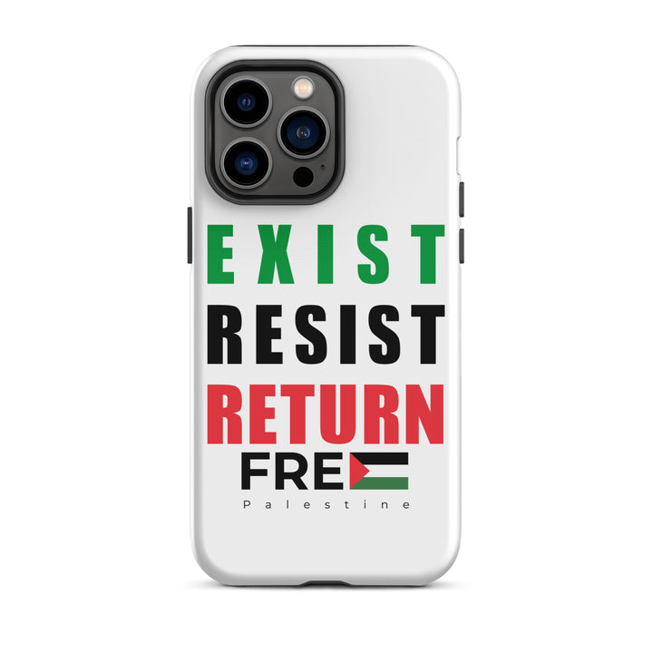 Tough Case for iPhone® - Exist. Resist. Return., Matte iPhone 14 Pro Max