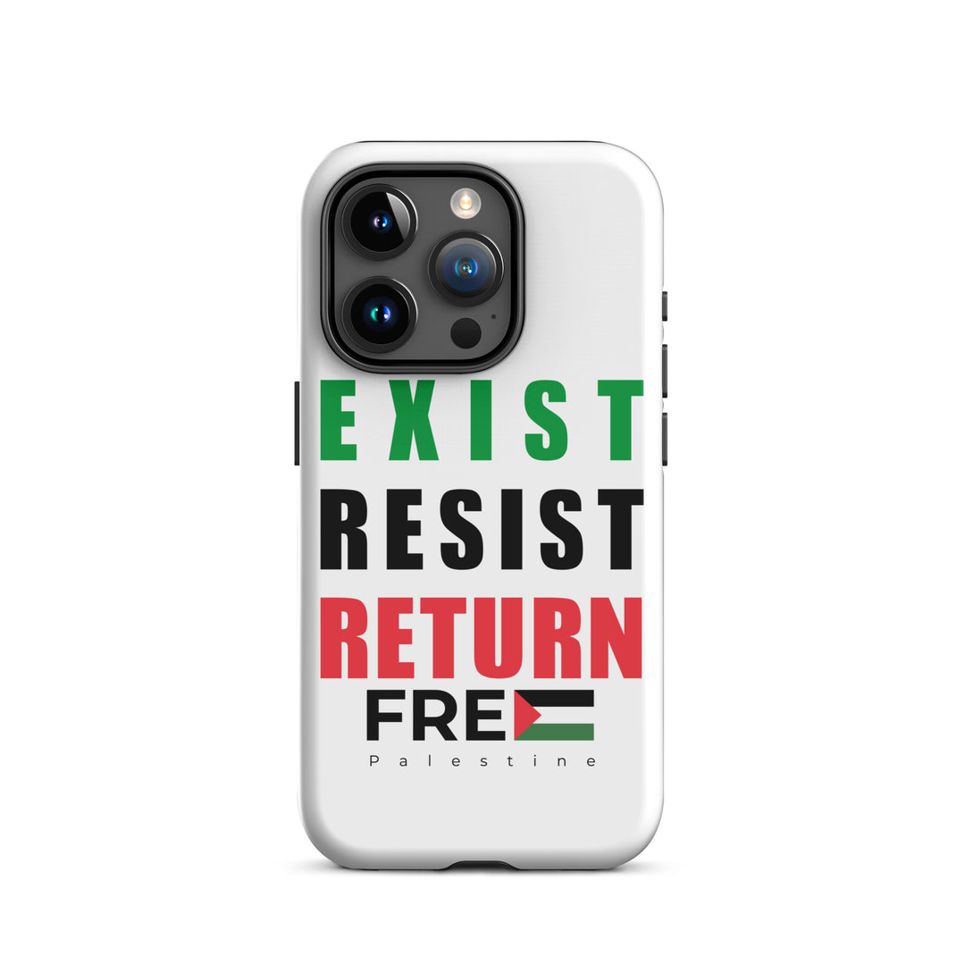 Tough Case for iPhone® - Exist. Resist. Return., Matte iPhone 15 Pro
