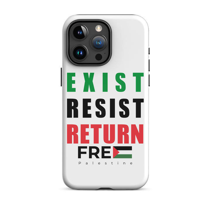 Tough Case for iPhone® - Exist. Resist. Return., Matte iPhone 15 Pro Max
