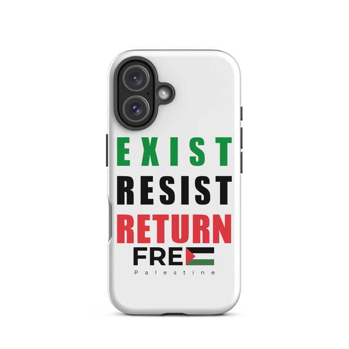 Tough Case for iPhone® - Exist. Resist. Return., Matte iPhone 16