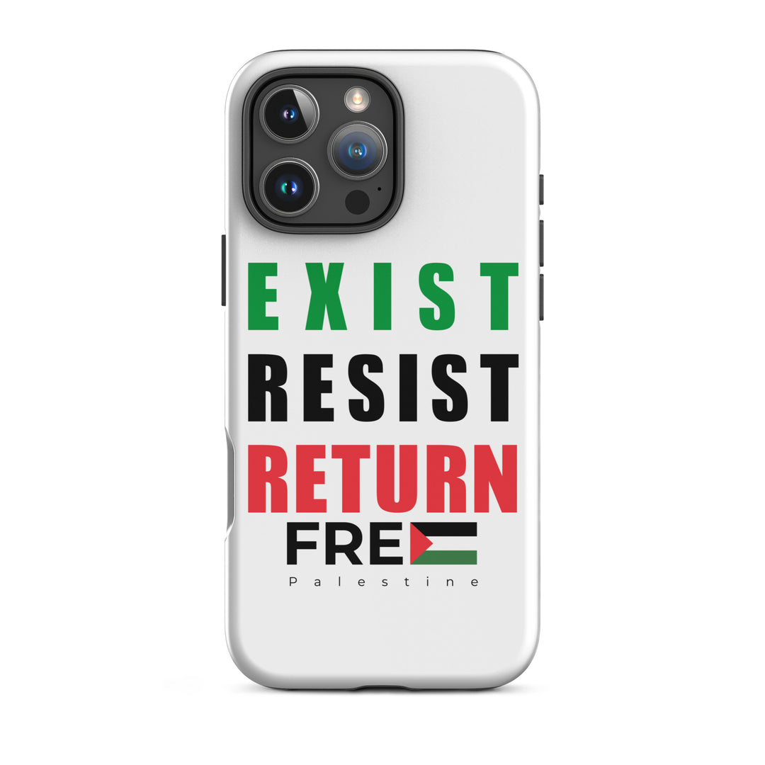 Tough Case for iPhone® - Exist. Resist. Return., Matte iPhone 16 Pro Max