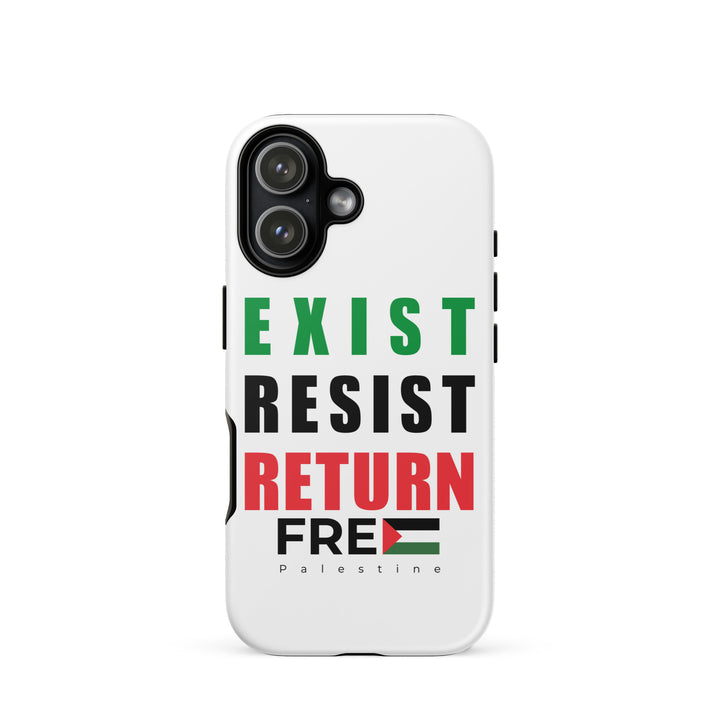 Tough Case for iPhone® - Exist. Resist. Return., Matte iPhone 17