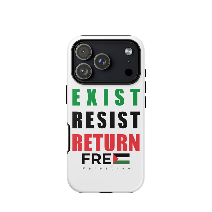 Tough Case for iPhone® - Exist. Resist. Return., Matte iPhone 17 Pro