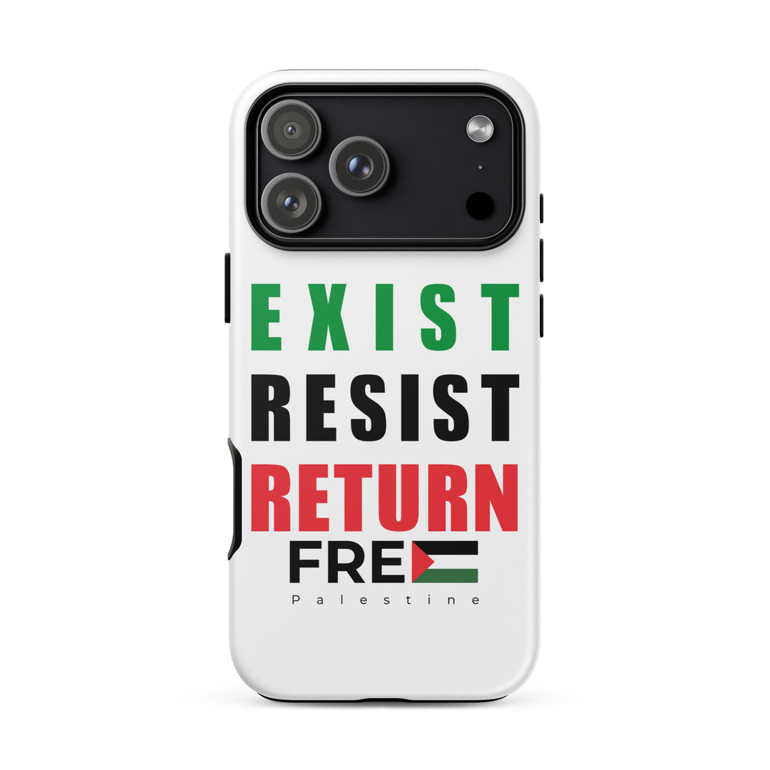 Tough Case for iPhone® - Exist. Resist. Return., Matte iPhone 17 Pro Max
