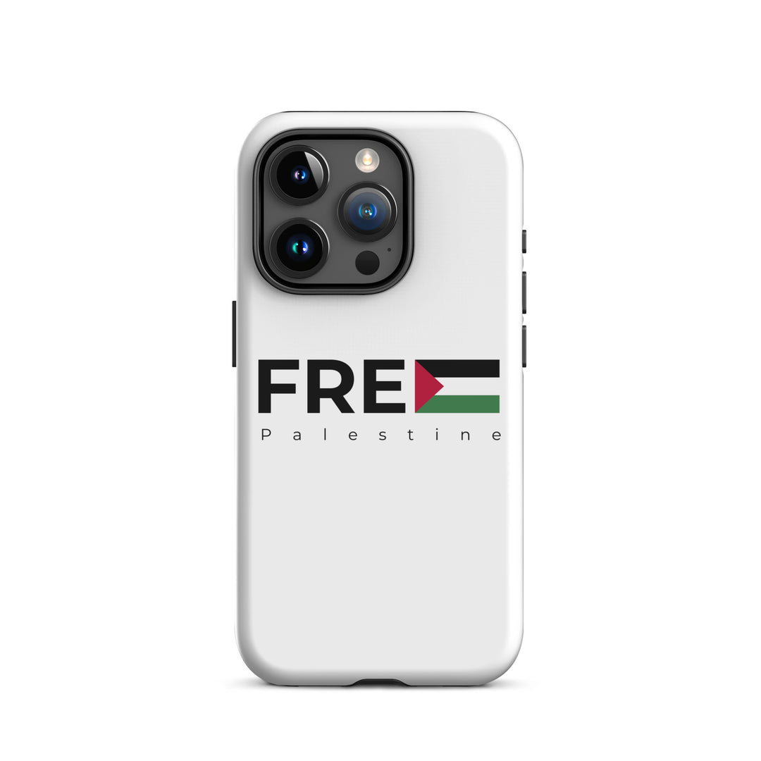 Tough Case for iPhone® - Free Palestine, Glossy iPhone 15 Pro