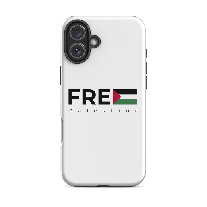 Tough Case for iPhone® - Free Palestine, Glossy iPhone 16 Plus