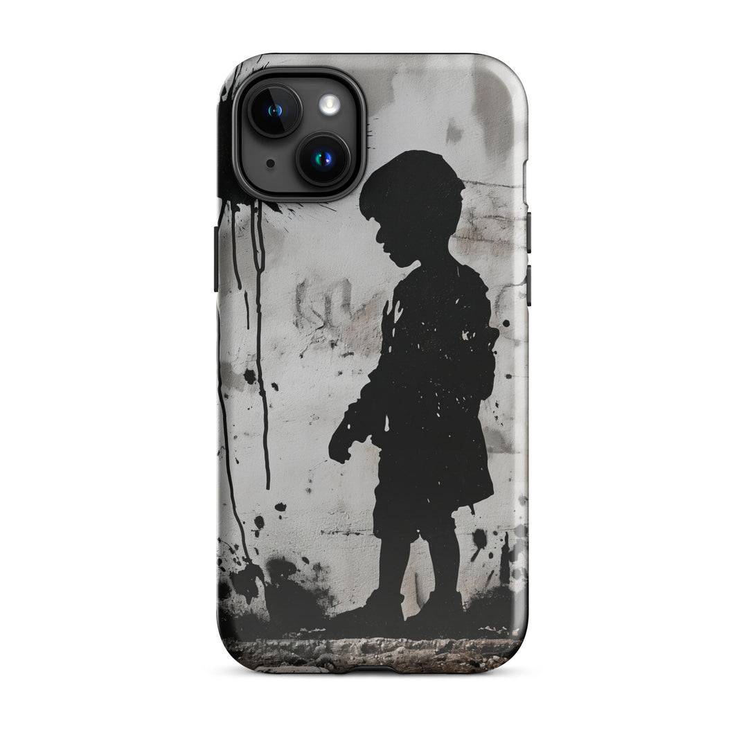 Tough Case for iPhone® - Palestine Wall, Glossy iPhone 15 Plus