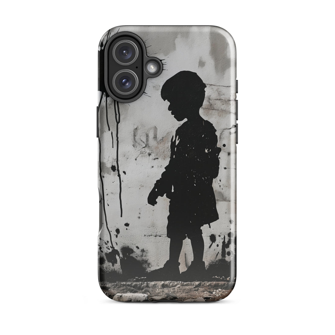 Tough Case for iPhone® - Palestine Wall, Glossy iPhone 16 Plus