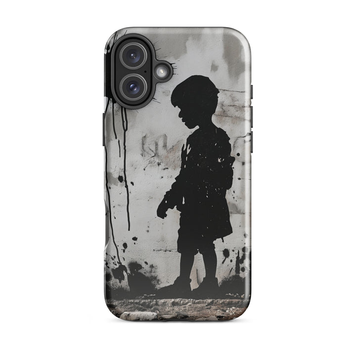 Tough Case for iPhone® - Palestine Wall, Glossy iPhone 16 Plus