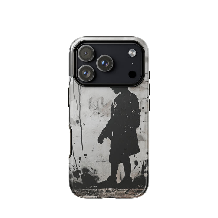 Tough Case for iPhone® | Palestine Wall – glossy 18 pro, front view