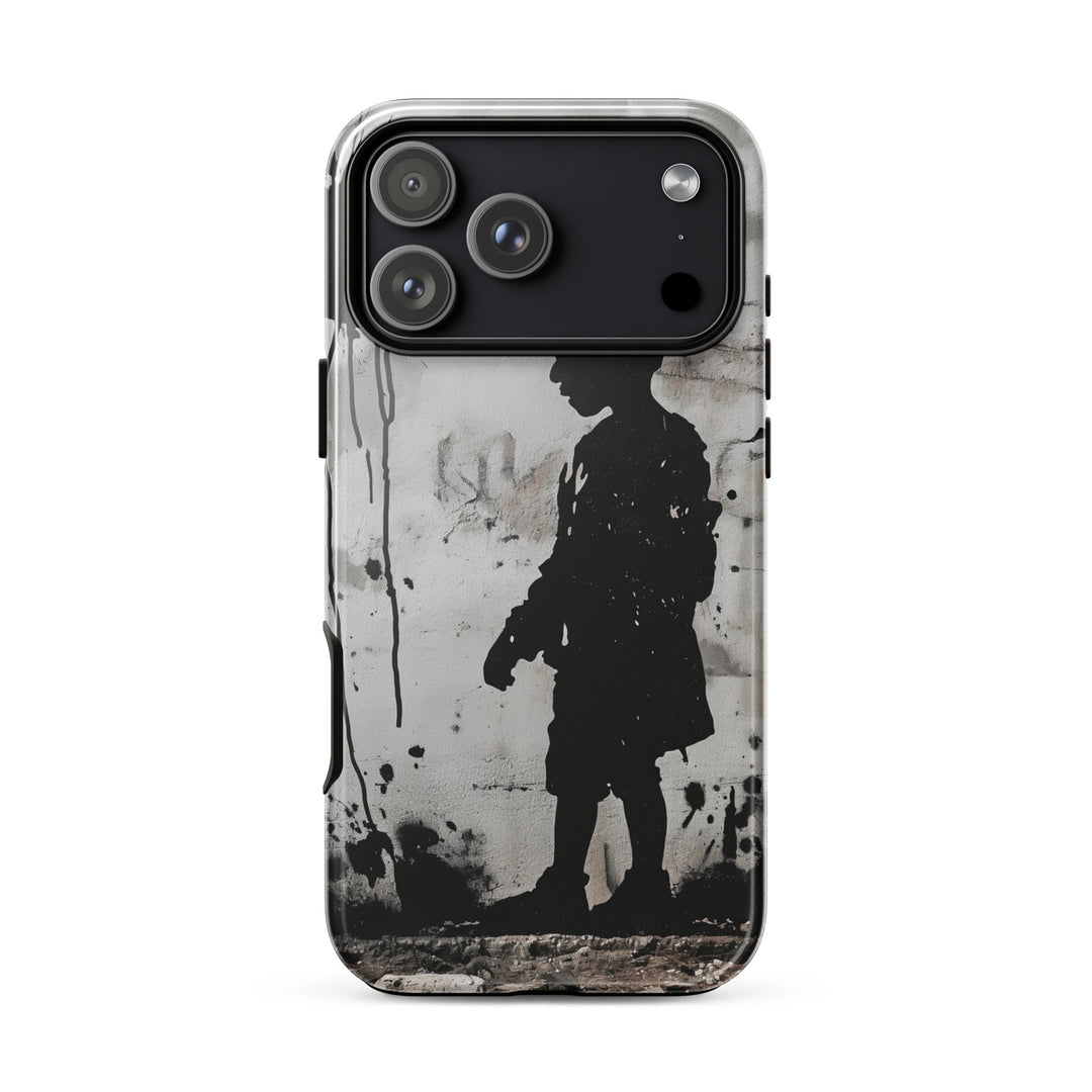 Tough Case for iPhone® | Palestine Wall – glossy 18 pro max, front view