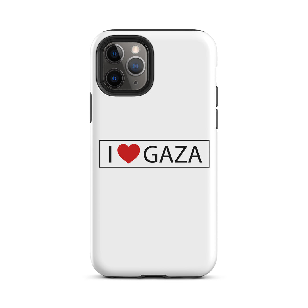 Tough Case for iPhone® - I Love Gaza, Glossy iPhone 11 Pro