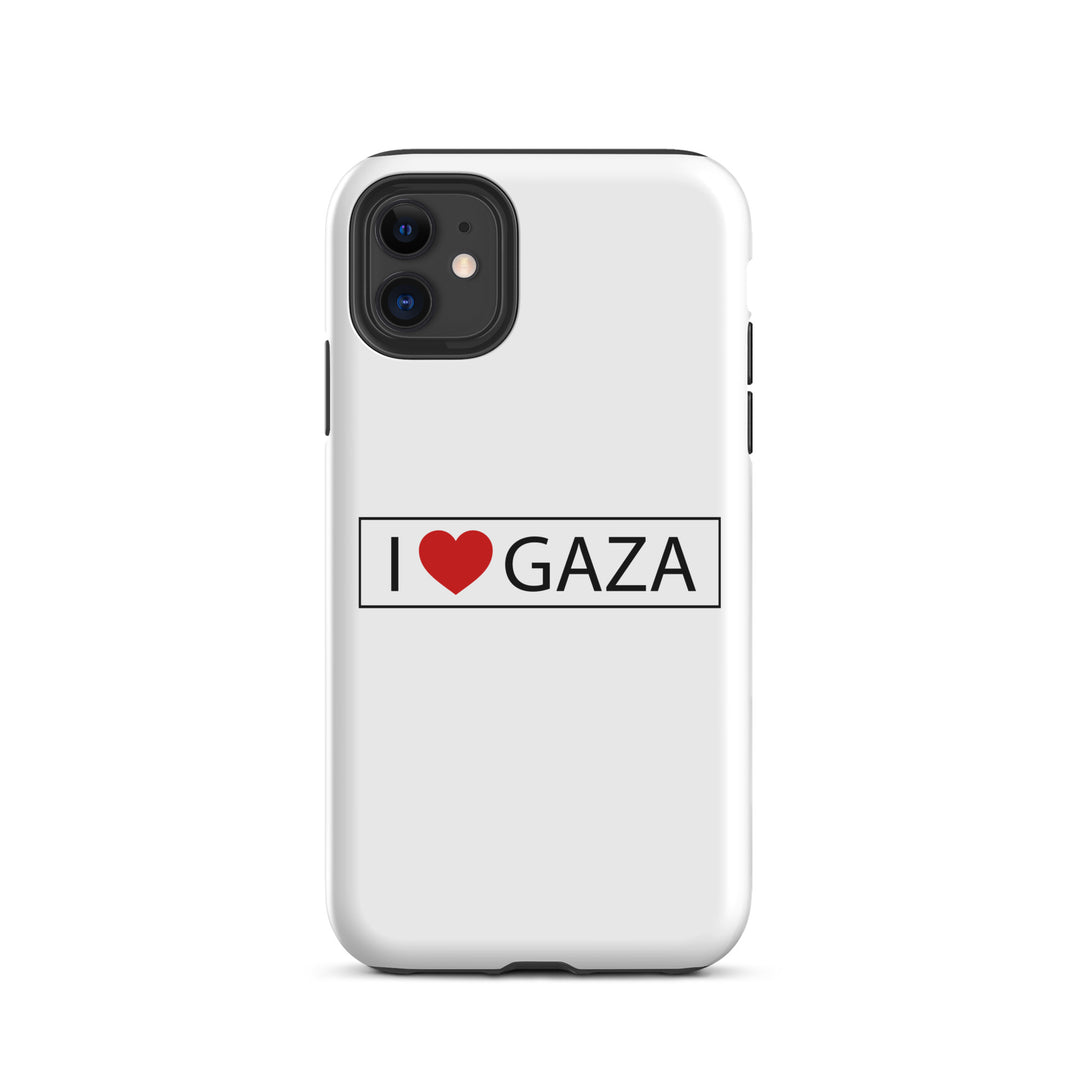 Tough Case for iPhone® - I Love Gaza, Matte iPhone 11