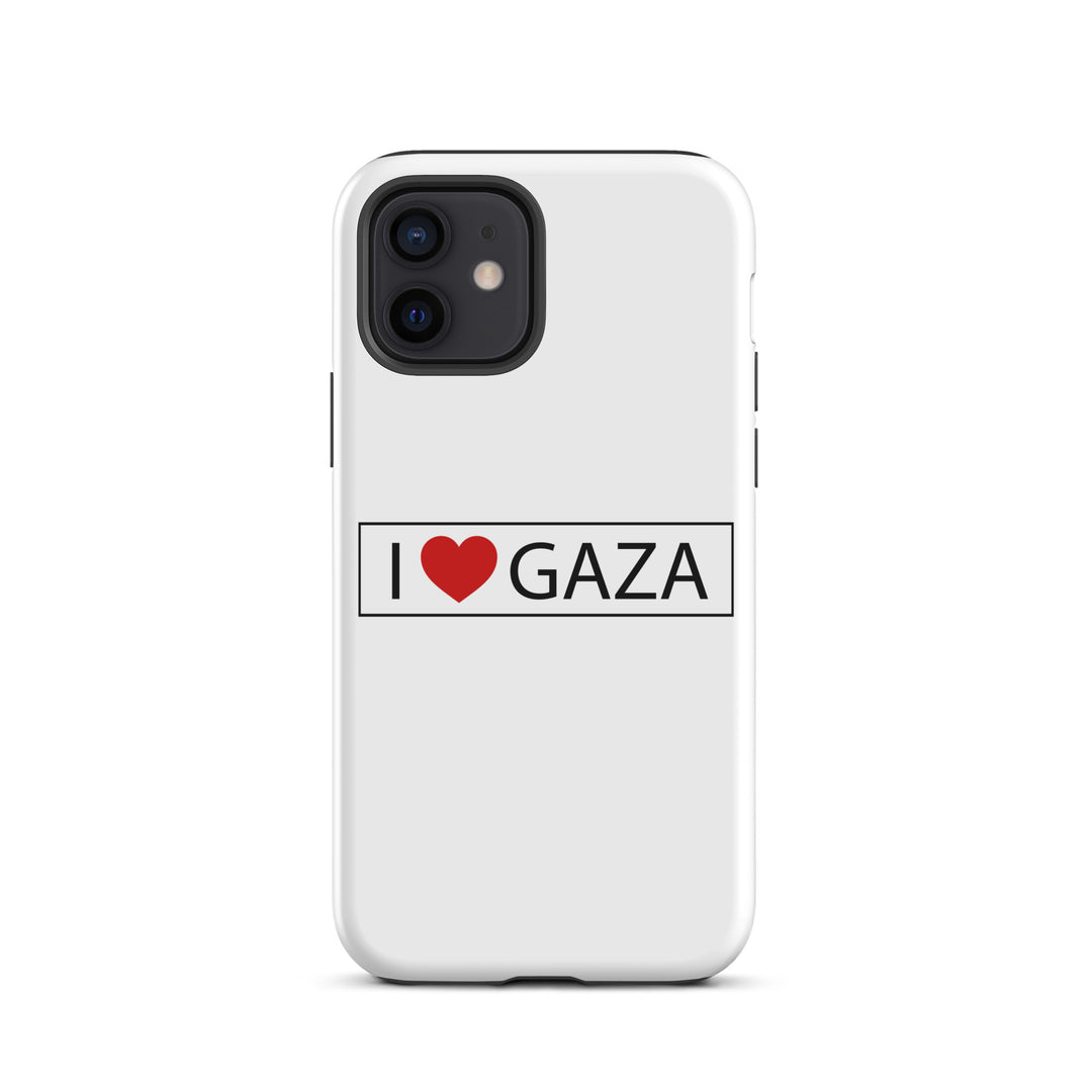 Tough Case for iPhone® - I Love Gaza, Matte iPhone 12