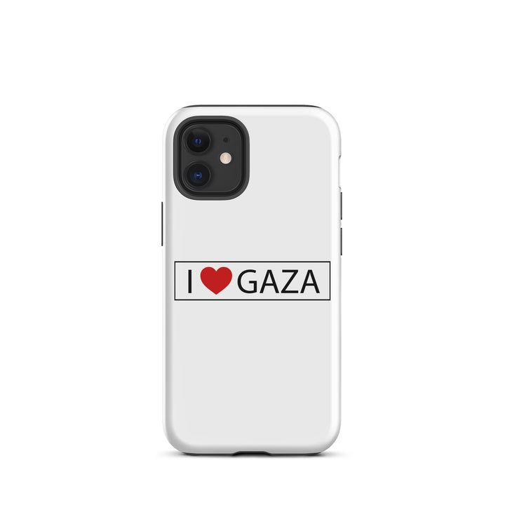 Tough Case for iPhone® - I Love Gaza, Matte iPhone 12 Mini