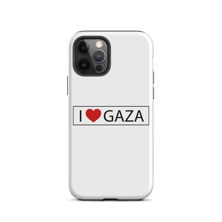 Tough Case for iPhone® - I Love Gaza, Matte iPhone 12 Pro