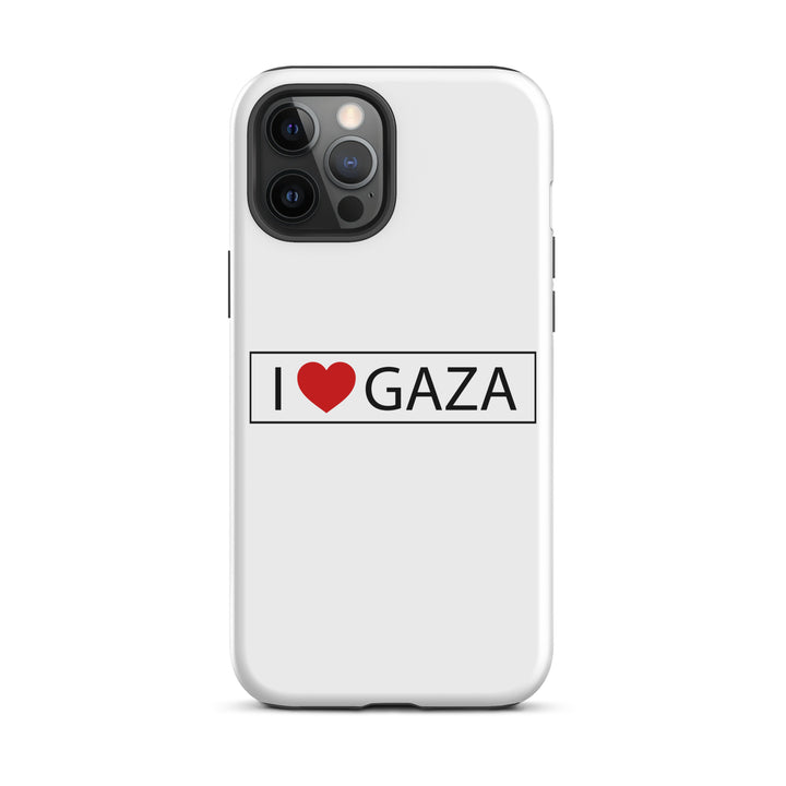 Tough Case for iPhone® - I Love Gaza, Matte iPhone 12 Pro Max