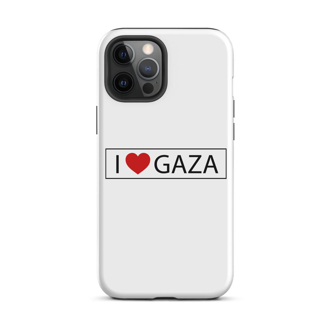 Tough Case for iPhone® - I Love Gaza, Matte iPhone 12 Pro Max