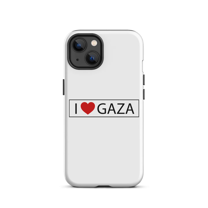Tough Case for iPhone® - I Love Gaza, Matte iPhone 13