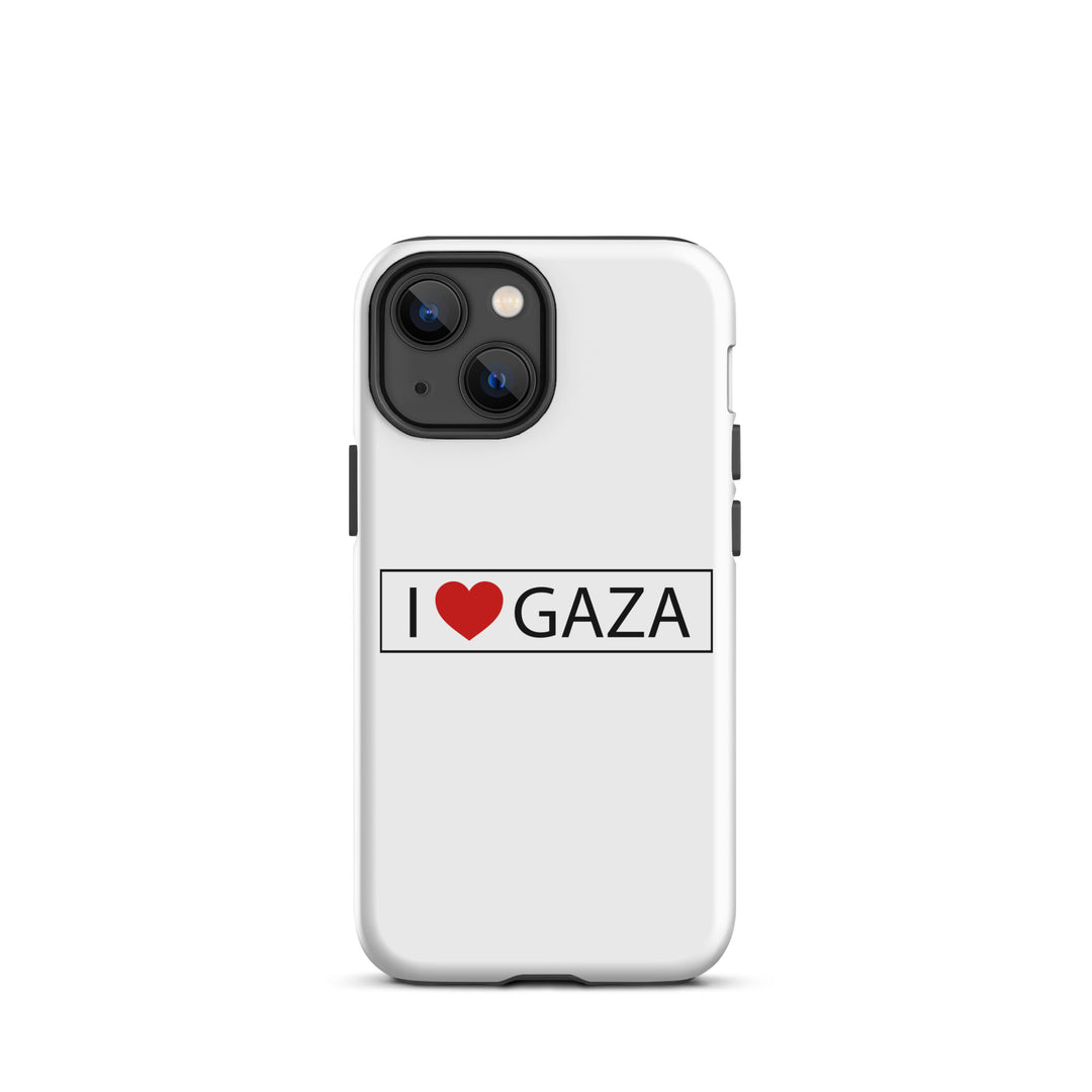 Tough Case for iPhone® - I Love Gaza, Matte iPhone 13 Mini