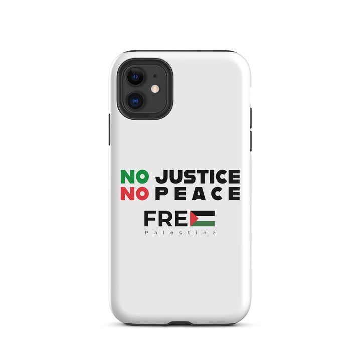 Tough Case for iPhone® - No Justice No Peace, Glossy iPhone 11