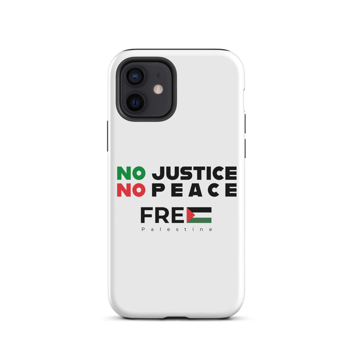 Tough Case for iPhone® - No Justice No Peace, Glossy iPhone 12